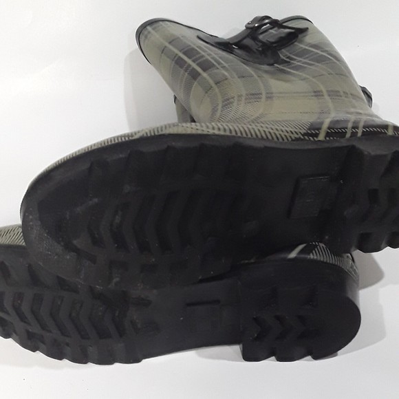 Womens Boots, Rain Boots, Northside LEXI Green/Black Rubber Sz 10 - Picture 5 of 10